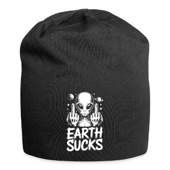 Doigt Puant Extraterrestre - Bonnet en jersey - noir - Devant