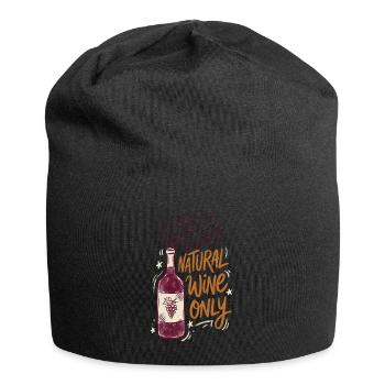 Natural Wine Only - Jersey Beanie - black - Front