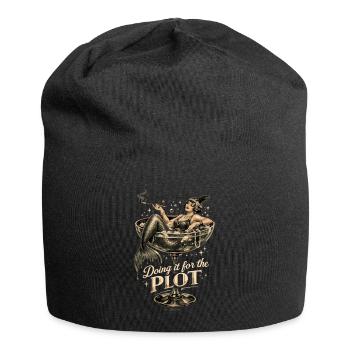 Elegant Meerjungfrau: Doing It For The Plot - Jersey-Beanie - Schwarz - Vorne