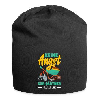 Der Gärtner Regelt Das - Jersey-Beanie - Schwarz - Vorne
