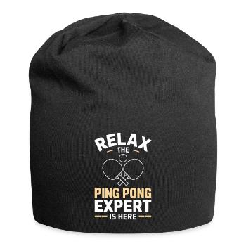 Table Tennis Ping Pong Table Tennis Player Gift - Jersey Beanie - black - Front