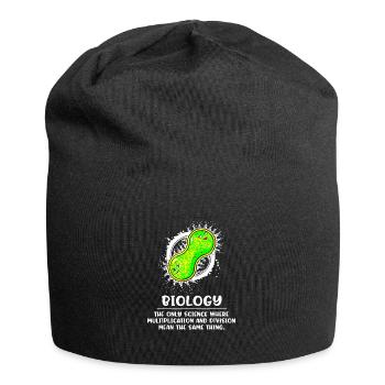 Biologiste drôle biologiste t-shirt biologie disant - Bonnet en jersey - noir - Devant