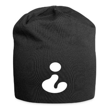 Question mark, Spanish, ? - Jersey Beanie - black - Front