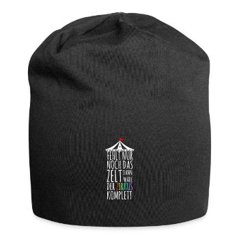 Zirkus - Jersey-Beanie - Schwarz - Vorne