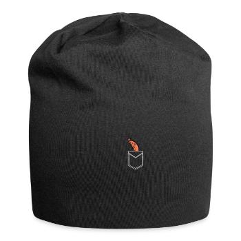 Sac à saucisses - Bonnet en jersey - noir - Devant