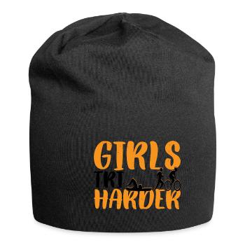 Filles Tri 6 - Bonnet en jersey - noir - Devant