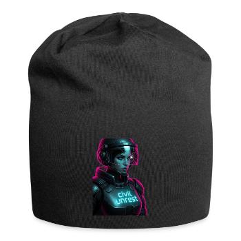 Civil Unrest Resist Cyperpunk Cop - Jersey-Beanie - Schwarz - Vorne