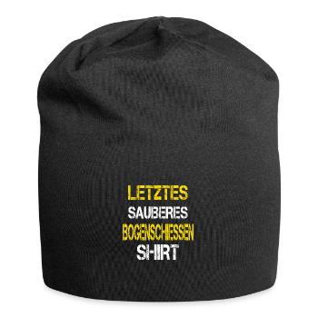 Bogenschiessen - Jersey-Beanie - Schwarz - Vorne