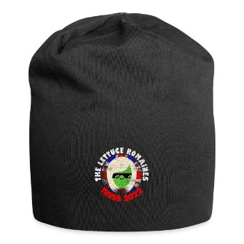 The Lettuce Romaines Meme Liz Truss Funny Satire - Jersey Beanie - black - Front