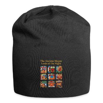 Ancient Mayan Glyphs - Jersey Beanie - black - Front