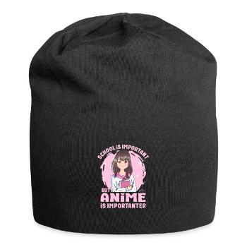 Cute Japanese Manga Women Girls Gift Otaku Kawaii - Jersey-Beanie - Schwarz - Vorne