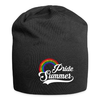 Fierté été LGBT Rainbow Gay Pride Gay - Bonnet en jersey - noir - Devant