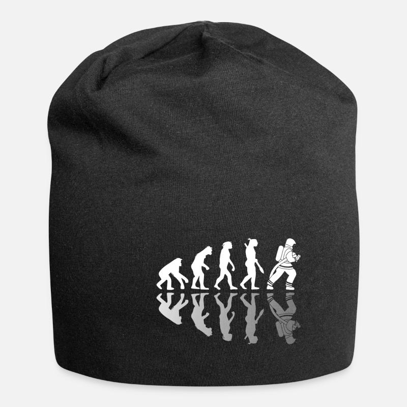 Évolution du miroir d'ombre des pompiers - Bonnet en jersey - noir