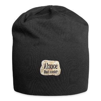 Alsace mon amour - Bonnet en jersey - noir - Devant