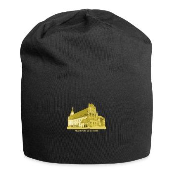 Frankfurt Oder Rathaus Brandenburg Gotik - Jersey-Beanie - Schwarz - Vorne