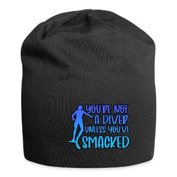 You're Not A Diver Unless You've Smacked 3 - Jersey-Beanie - Schwarz - Vorne