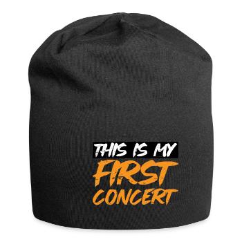 This Is My First Concert 37 - Jersey Beanie - black - Front