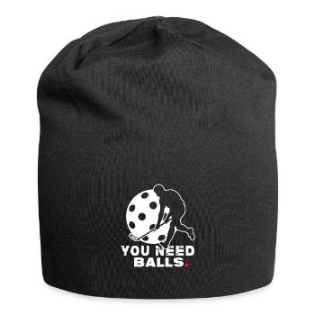 Floorballer Joueur de floorball Unihoc - Bonnet en jersey - noir - Devant