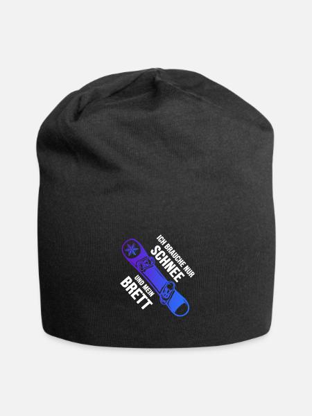 Snowboard freestyle Snowboarder Snowboard-Brett - Jersey-Beanie - Schwarz