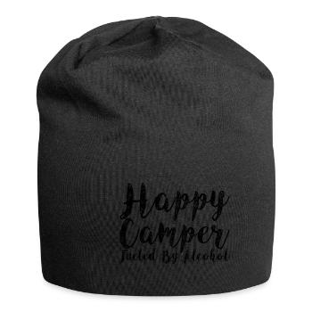 Un campeur heureux alimenté par l’alcool 4 - Bonnet en jersey - noir - Devant