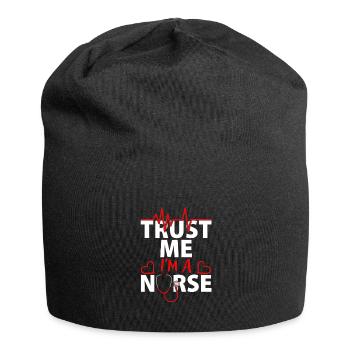 Vertrauen Sie Mir, Ich Bin Ein - Jersey-Beanie - Schwarz - Vorne