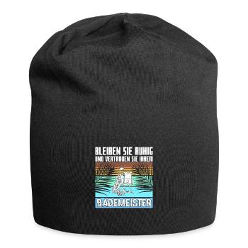 bademeister - Jersey-Beanie - Schwarz - Vorne