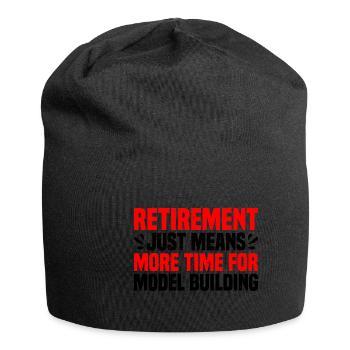 Retirement Means More Time For Model Building 3 - Jersey Beanie - black - Front