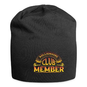 Millionaire Club Member 35 - Jersey-Beanie - Schwarz - Vorne