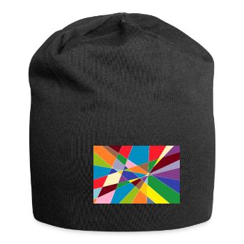 ABSTRACT 23-05-2018 - Jersey Beanie - black - Front