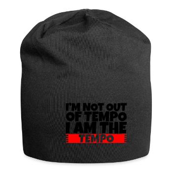 Je ne suis pas hors tempo, je suis le tempo 2 - Bonnet en jersey - noir - Devant