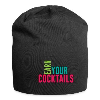 Earn Your Cocktails 3 - Jersey Beanie - black - Front