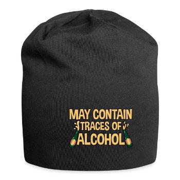 May Contain Traces Of Alcohol 4 - Jersey Beanie - black - Front