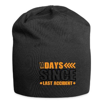 0 Days Since Last Accident 15 - Jersey-Beanie - Schwarz - Vorne