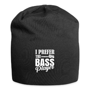 BASS PLAYER - Jersey-Beanie - Schwarz - Vorne