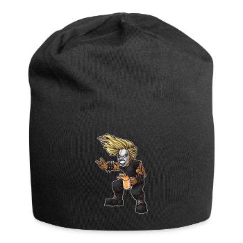 Heavy Metal Fan | Headbanger Musik Festival - Jersey-Beanie - Schwarz - Vorne