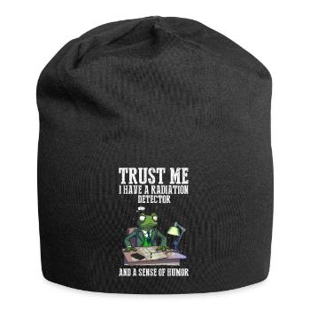 Kernenergie Spruch für Kernenergie - Jersey-Beanie - Schwarz - Vorne