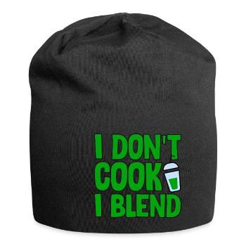 I Don't Cook I Blend 2 - Jersey Beanie - black - Front