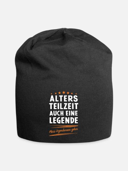Altersteilzeit ATZ - Jersey-Beanie - Schwarz