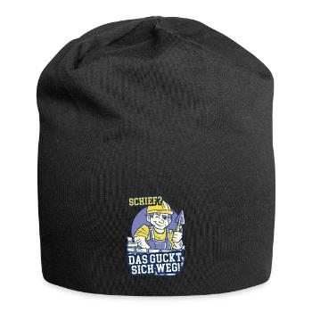 Bauarbeiter Baustelle Bau Arbeiter Handwerker - Jersey-Beanie - Schwarz - Vorne