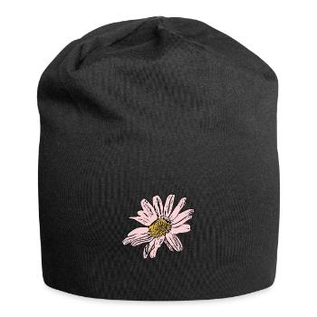 Flower Pink Pink Flower Flowers Pink Pink Flowers - Jersey Beanie - black - Front