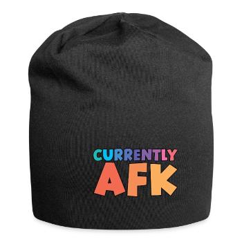 Actuellement Afk - Bonnet en jersey - noir - Devant