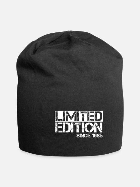 Édition limitée 1985 anniversaire année naissance naissance - Bonnet en jersey - noir