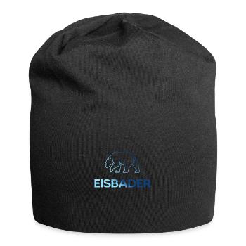 Eisbader Winterschwimmen arctic Eisschwimmer - Jersey-Beanie - Schwarz - Vorne