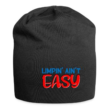 Limpin' Ain't Easy 22 - Jersey Beanie - black - Front