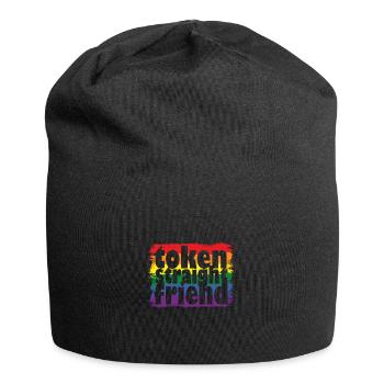 Proud LGBTQ Ally Token Straight Friend Gay Pride - Jersey-Beanie - Schwarz - Vorne