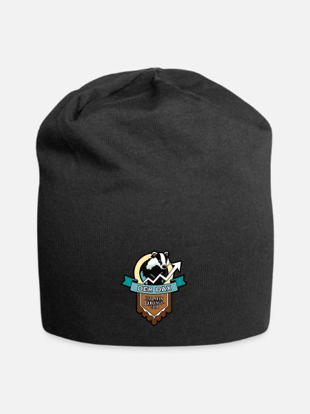 DAX - Lieblingstier - Jersey-Beanie - Schwarz