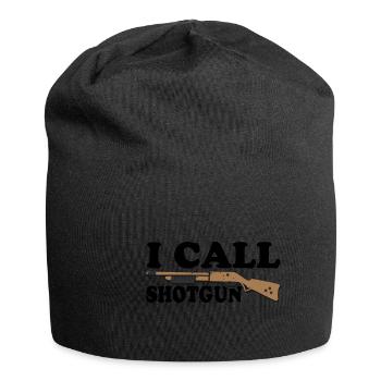 I Call Shotgun 10 - Jersey Beanie - black - Front