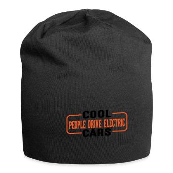 Cool People Drive Electric Cars 3 - Jersey Beanie - black - Front