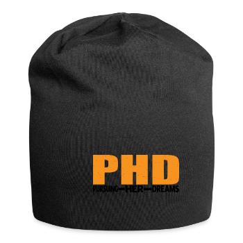 Ph.D. À la poursuite de ses rêves 9 - Bonnet en jersey - noir - Devant