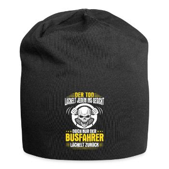 Busfahrer Bus Schulbus Geschenk Busfahrerin - Jersey-Beanie - Schwarz - Vorne